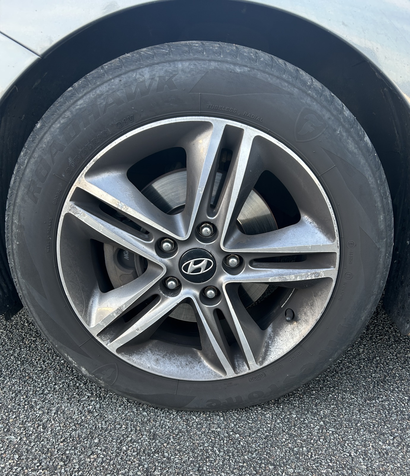 Jante sale avant nettoyage - CleanSoluce Belfort